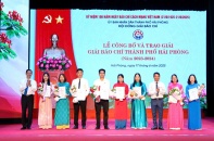 Báo Tài chính - Đầu tư đoạt giải C Báo chí thành phố Hải Phòng 2023 - 2024