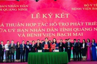 Quảng Ninh và Bệnh viện Bạch Mai ký kết hợp tác hỗ trợ phát triển y tế