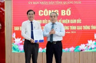 Phó giám đốc Sở KHĐT Quảng Ngãi được bổ nhiệm làm Giám đốc BQL dự án giao thông