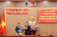 Ông Nguyễn Văn Trọng được bổ nhiệm làm Giám đốc Sở Tài chính Quảng Ngãi