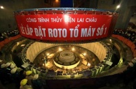 Lắp đặt thành công Rotor tổ máy 1 Nhà máy thuỷ điện Lai Châu 