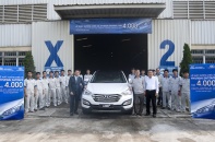 Hyundai Thành Công xuất xưởng chiếc SantaFe thứ 4.000 