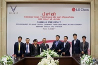 VinFast và LG Chem hợp tác sản xuất pin cho xe điện 