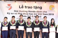 10 kỹ sư và nhà khoa học trẻ nhận Giải thưởng Honda Y-E-S 