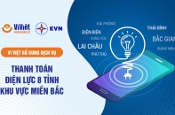 Điện lực miền Bắc tăng tỷ lệ thanh toán không dùng tiền mặt 