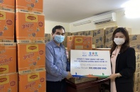Hỗ trợ sản phẩm dinh dưỡng cho tuyến đầu chống dịch Covid-19