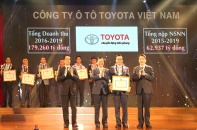 Đóng thuế nhiều, Toyota Việt Nam được vinh danh 