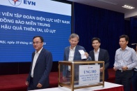EVN kêu gọi người lao động ủng hộ đồng bào miền Trung
