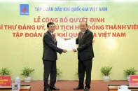 Trao quyết định Chủ tịch HĐTV Tập đoàn Dầu khí Việt Nam 