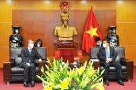 Bộ trưởng Bộ Công thương làm việc với Đại sứ Trung Quốc tại Việt Nam 