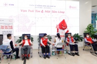 Tuần lễ hồng EVN đã tặng 9.707 đơn vị máu