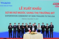 THACO sẽ xuất khẩu 40.500 sơ mi rơ moóc sang Mỹ, giá trị 565 triệu USD