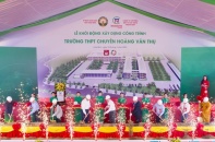 Trungnam Group tài trợ 195 tỷ đồng xây trường THPT chuyên Hoàng Văn Thụ 