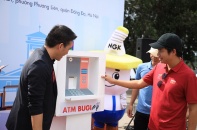 NGK cung cấp ATM bugi để cứu xe máy bị ngập nước 