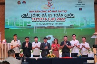 Toyota Việt Nam là nhà tài trợ chính Giải bóng đá U9 toàn quốc 