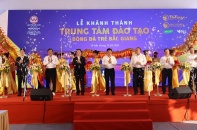 Hanoi FC khánh thành Trung tâm đào tạo bóng đá trẻ tại Bắc Giang 