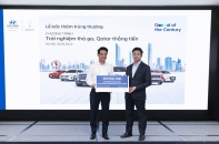 Ba khách hàng lái thử xe Hyundai đã trúng vé xem World Cup 2022