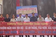 Quỹ Toyota xây điểm trường cho trẻ em vùng sâu 