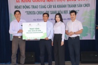 Toyota Việt Nam tiếp tục hành trình xanh hóa học đường 