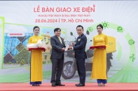 Honda Việt Nam tiếp tục hợp tác với Bưu điện Việt Nam sử dụng xe điện giao hàng