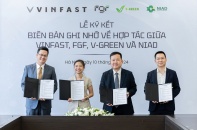 Công ty Ngân Lực thuê 200 xe điện VinFast để kinh doanh dịch vụ vận chuyển