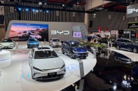 Dàn xe xanh "hùng hậu" của BYD hút khách tại Vietnam Motor Show 2024