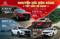 Honda khuyến mãi 50% lệ phí trước bạ cho nhiều mẫu ô tô 