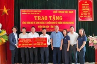 Quỹ Toyota Việt Nam xây dựng nhà vệ sinh cho các trường học vùng khó khăn