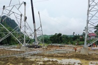 Đường dây 500 kV Lào Cai - Vĩnh Yên: Khẩn trương thi công để về đích ngày 19/8