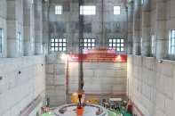 Hạ đặt thành công rotor tổ máy số 2 Dự án thủy điện Hòa Bình mở rộng