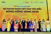 Chủ tịch HĐTV EVNNPC Đỗ Nguyệt Ánh được vinh danh “Bông Hồng vàng Việt Nam 2025”