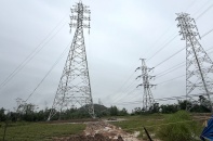 Cụm dự án truyền tải điện từ Lào tại Nghệ An phấn đấu về đích trong tháng 11/2025