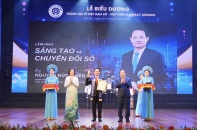 Tổng Giám đốc EVNNPC Nguyễn Đức Thiện nhận Giải thưởng “Lãnh đạo sáng tạo và chuyển đổi số”