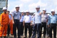 Lãnh đạo EVN và TKV kiểm tra bảo đảm than cho các tổ máy điện tại Duyên Hải