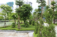 Công viên hồ điều hòa Nhân Chính được đưa vào vận hành một phần