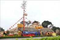 Thực hành nghi lễ “Tống cựu nghinh Tân” tại Hoàng thành Thăng Long