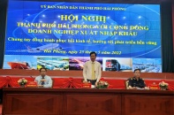 Hải Phòng gặp gỡ, đối thoại với cộng đồng doanh nghiệp xuất, nhập khẩu