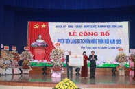 Huyện Tiên Lãng, Hải Phòng đón bằng công nhận huyện đạt chuẩn nông thôn mới