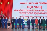 Hải Phòng có thêm nhiều lãnh đạo quận được bổ nhiệm