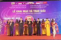 Lần đầu tiên, Triển lãm Tranh Đồ họa các nước ASEAN diễn ra tại Hải Phòng