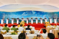 Thủ tướng Chính phủ Lê Minh Hưng bấm nút khởi công tuyến đường sắt tốc độ cao Hà Nội - Quảng Ninh