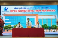 ĐHĐCĐ Cảng Đình Vũ: Đặt mục tiêu tăng trưởng 14%, chia cổ tức tối thiểu 70%