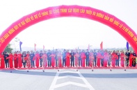 Thông xe kỹ thuật cầu Triều hơn 400 tỷ đồng kết nối Quảng Ninh và Hải Dương 