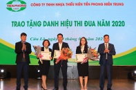 Doanh thu Nhựa Tiền Phong miền Trung tăng trưởng hơn 40% năm 2020
