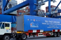 Cảng Container quốc tế Tân Cảng Hải Phòng đón TEU thứ 1 triệu thông qua