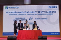 Bệnh viên Đa khoa Phương Đông ký kết thoả thuận chuyển giao y tế kỹ thuật cao với Philips