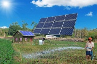 Hà Nội thí điểm chiếu sáng vùng nông thôn bằng pin năng lượng mặt trời