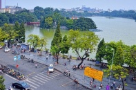 Đề xuất cấm ôtô, xe máy lưu thông quanh hồ Hoàn Kiếm trong 1 tháng