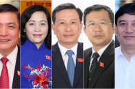Trình nhân sự mới bầu 5 ủy viên Ủy ban Thường vụ Quốc hội