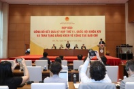 Tân Tổng thư ký Quốc hội Bùi Văn Cường lần đầu tiên chủ trì họp báo 